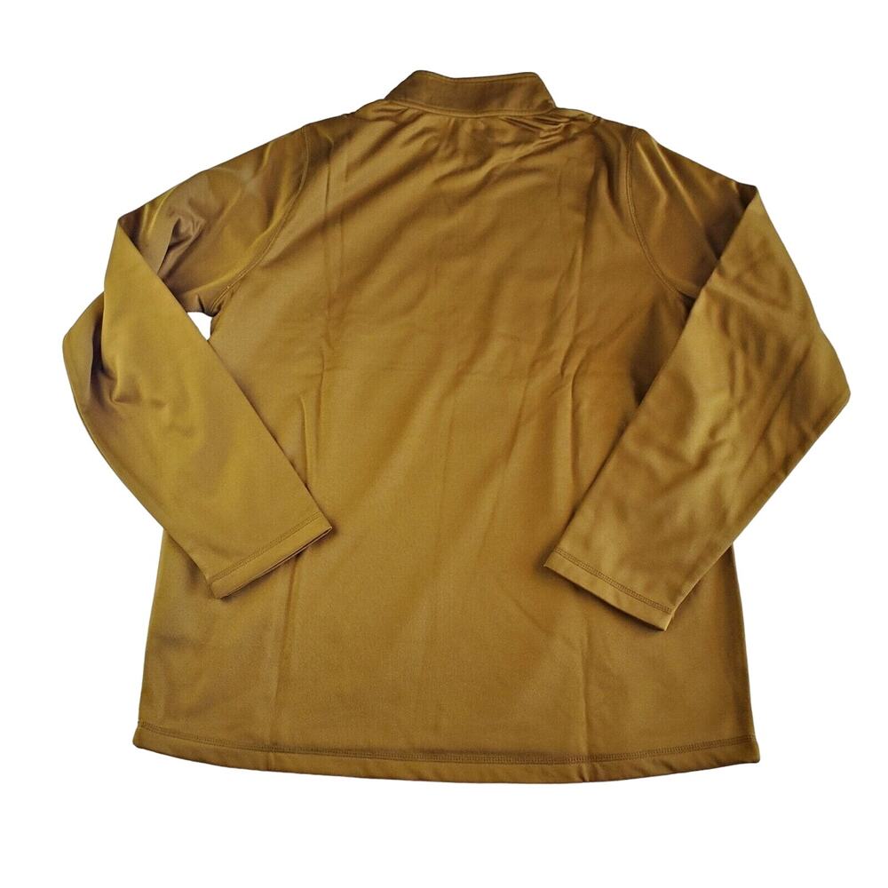 Browning 1/4 Zip Pullover Men's Large Gold/Brown Casual Sportswear New Superior - Picture 10 of 11